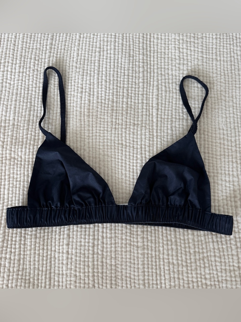 New Cissa Midnight Blue Triangle Bralette - Women Intimates & Sleepwear, XS/S